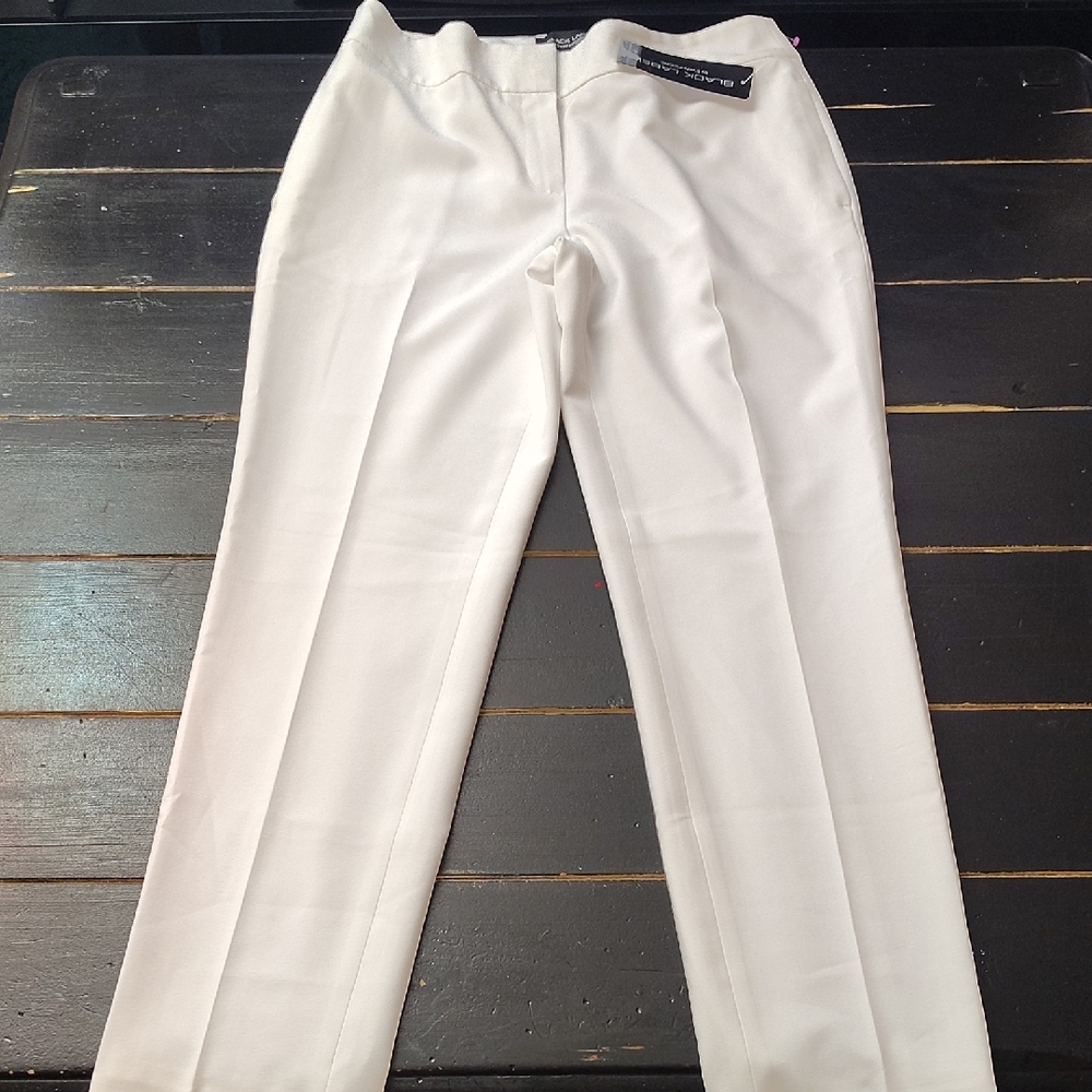 Black Label Crisp White Trousers - Picture 5 of 14
